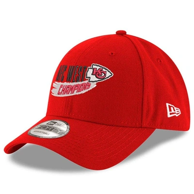 Shop New Era Red Kansas City Chiefs 2022 Afc West Division Champions  9forty Adjustable Hat