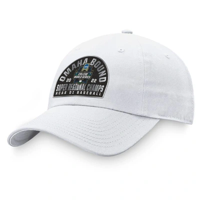 Top Of The World Baseball Super Regional Champions Locker Room Adjustable Hat In White
