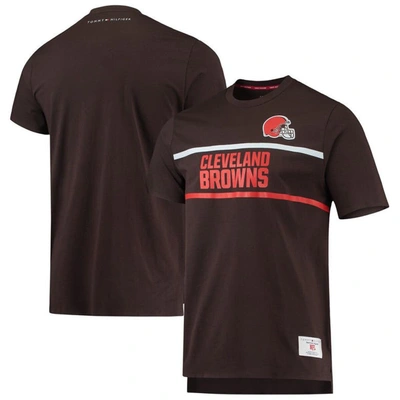 Shop Tommy Hilfiger Brown Cleveland Browns The Travis T-shirt