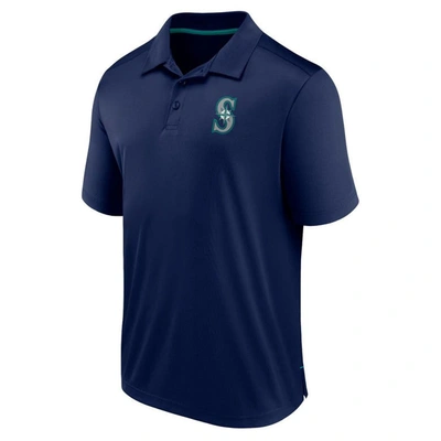 Shop Fanatics Branded  Navy Seattle Mariners Fitted Polo