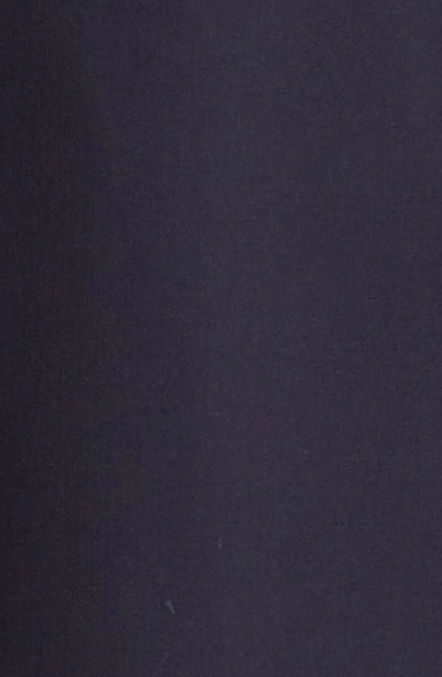 Shop Thom Browne 4-bar Mélange Wool Pants In Dark Blue