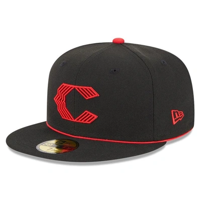 Shop New Era Black Cincinnati Reds 2023 City Connect 59fifty Fitted Hat