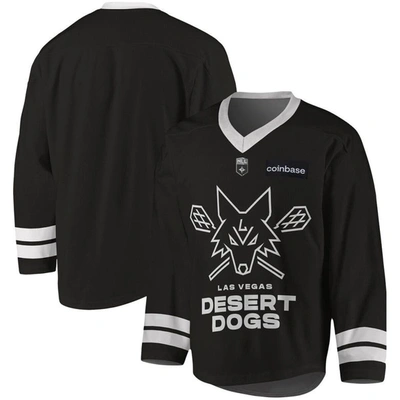 Shop Adpro Sports Youth Black Las Vegas Desert Dogs Sublimated Replica Jersey