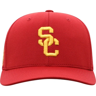 Top Of The World Cardinal Usc Trojans Reflex Logo Flex Hat In Cardinal
