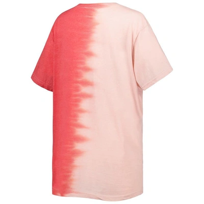 Shop Gameday Couture Scarlet Nebraska Huskers Find Your Groove Split-dye T-shirt