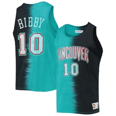 Shop Mitchell & Ness Mike Bibby Turquoise/black Vancouver Grizzlies Hardwood Classics Tie-dye Name & Numb