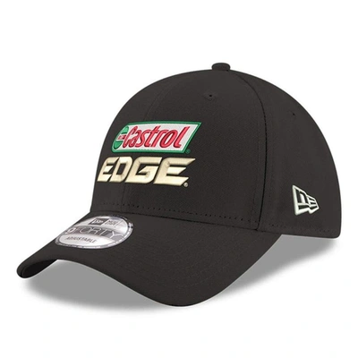 Shop New Era Black Brad Keselowski Castrol Edge 9forty Sponsor Adjustable Hat
