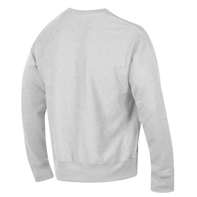 Shop Champion Gray Virginia Tech Hokies Arch Over Logo Reverse Weave Pullover Sweatshirt