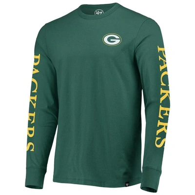 Shop 47 Green Bay Packers ' Green Franklin Long Sleeve T-shirt