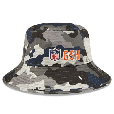 Shop New Era Camo Chicago Bears 2022 Nfl Training Camp Official Bucket Hat