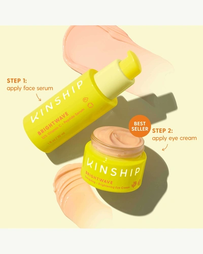 Kinship Brightwave Vitamin C Face & Eye Duo