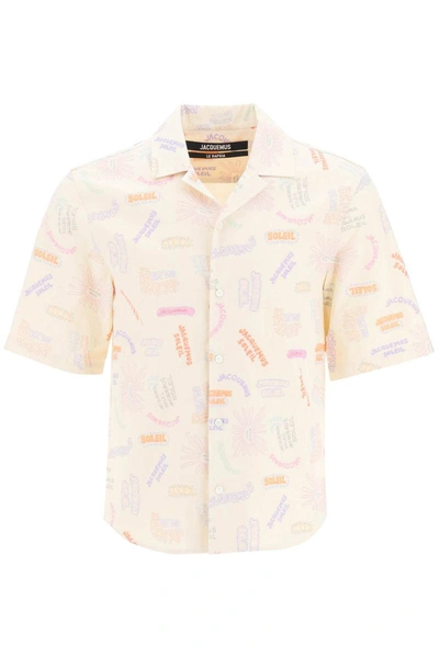 Shop Jacquemus 'la Chemise Aouro' Shirt In Multicolor