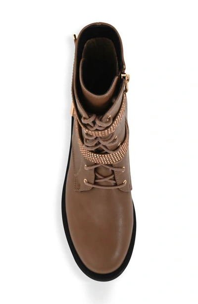 Ninety Union Buffalo Rhinestone Strap Boot In Taupe