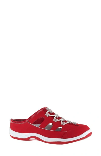 Shop Easy Street Barbara Slide Sneaker In Red