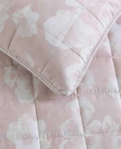 Shop Kenneth Cole Madison Floral Quilt Set In Pink