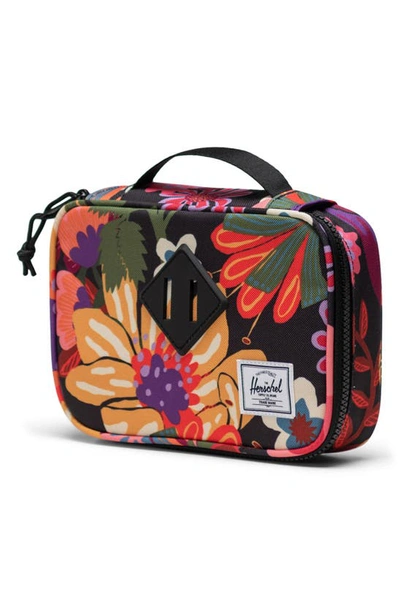 Shop Herschel Supply Co Kids' Heritage Recycled Polyester Pencil Case In Fall Blooms