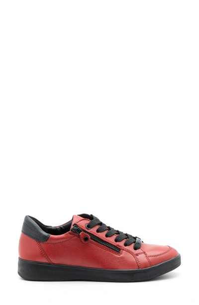 Shop Ara Rei Low Top Sneaker In Chili Red/ Black