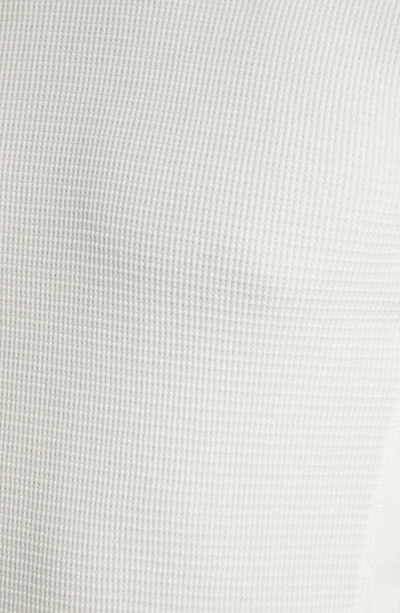 Vince Thermal Long Sleeve T-shirt In Off White