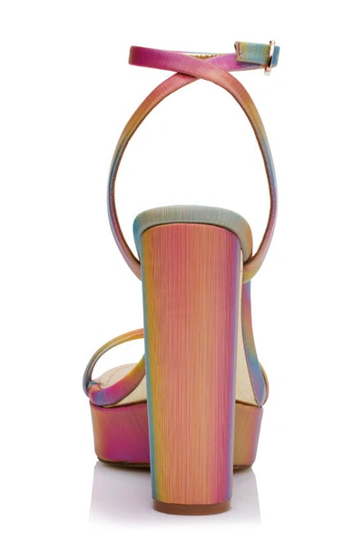 Shop Jessica Rich Love Platform Sandal In Rainbow