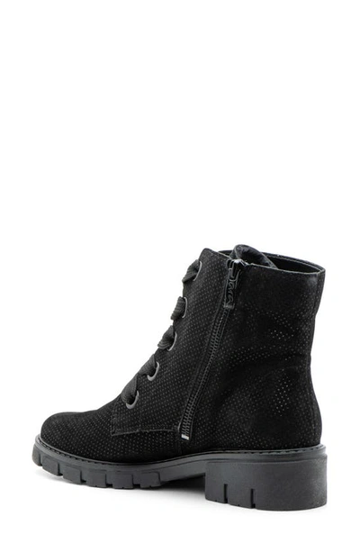 Ara Debbie Lace-up Bootie In Black