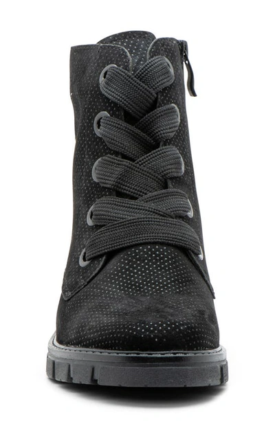 Ara Debbie Lace-up Bootie In Black