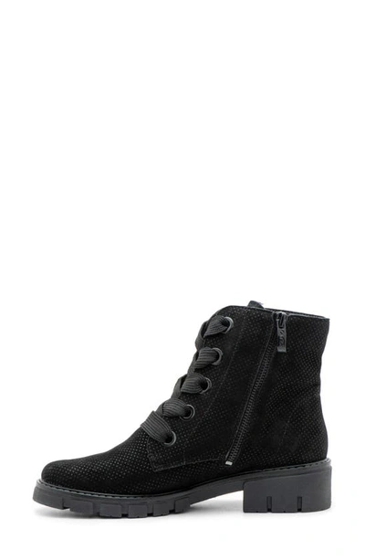 Ara Debbie Lace-up Bootie In Black