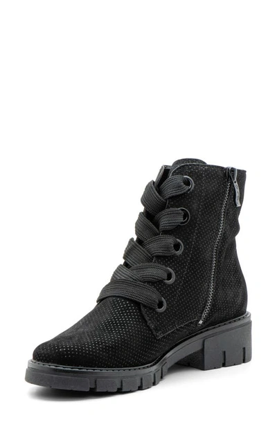 Ara Debbie Lace-up Bootie In Black