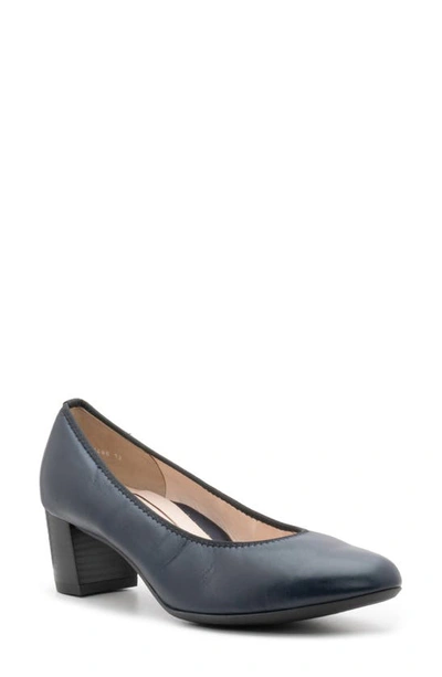 Shop Ara Kendall Pump In Navy