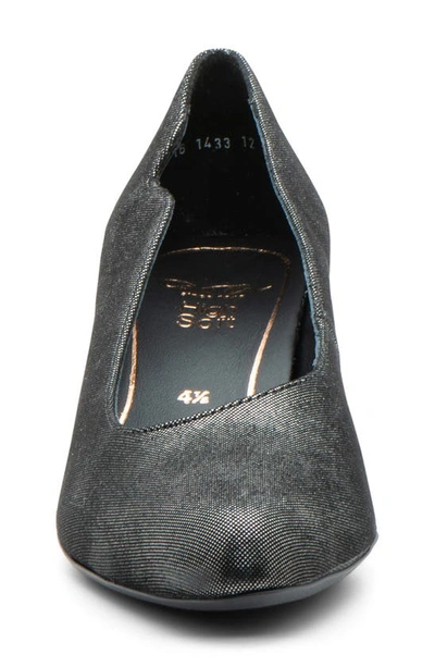 Ara Kat Pump In Black Shimmer