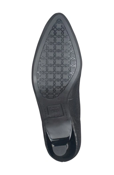 Ara Kat Pump In Black Shimmer
