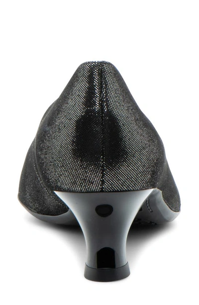 Ara Kat Pump In Black Shimmer