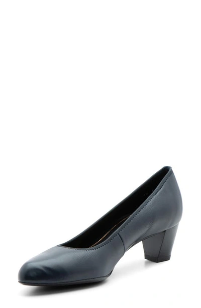 Shop Ara Kelly Pump In Navy