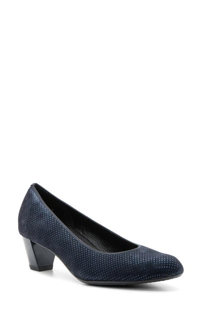 Shop Ara Kelly Pump In Midnight Blue