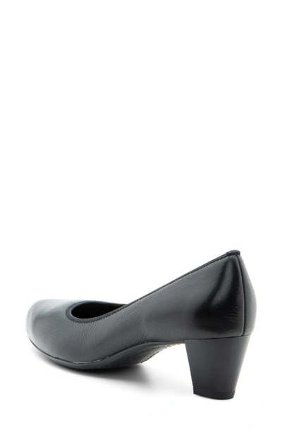 Shop Ara Kelly Pump In Black Leather