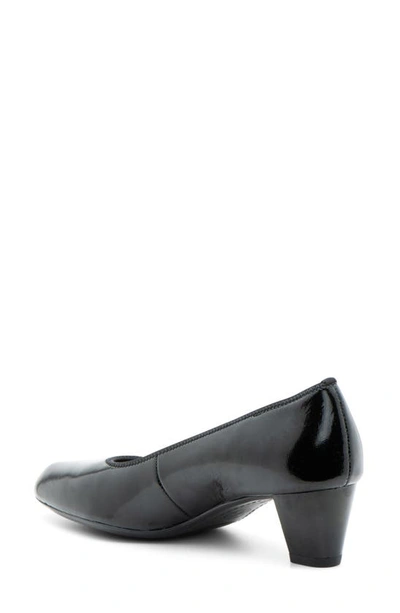 Shop Ara Kelly Pump In Black Gloss