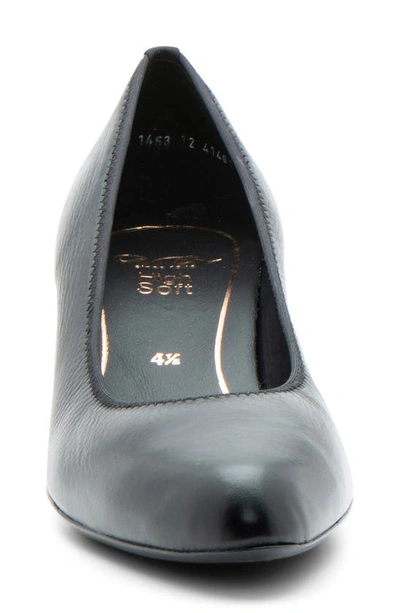 Shop Ara Kelly Pump In Black Leather