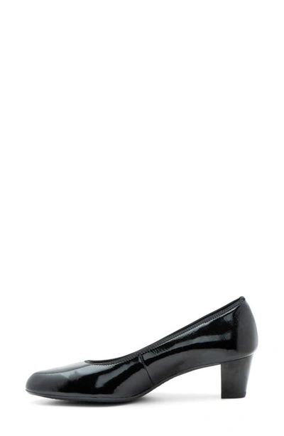 Shop Ara Kelly Pump In Black Gloss