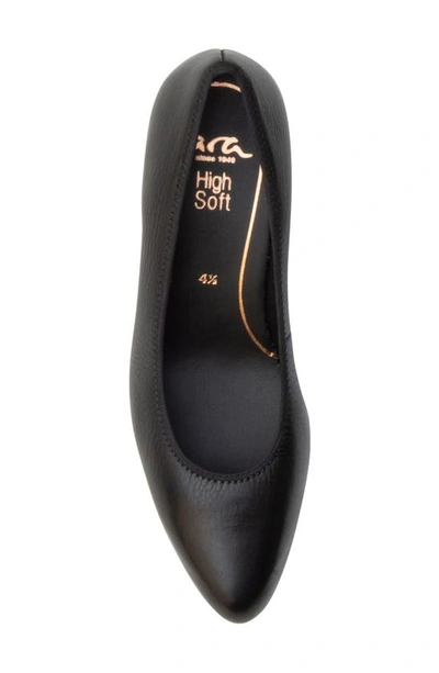 Ara Kelly Pump In Black Leather