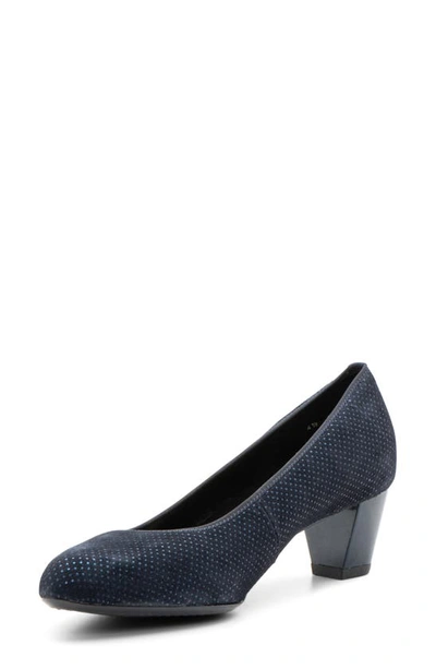 Shop Ara Kelly Pump In Midnight Blue