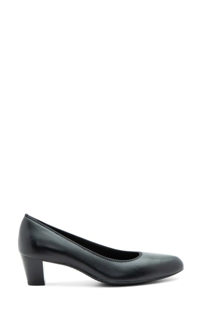 Shop Ara Kelly Pump In Black Leather