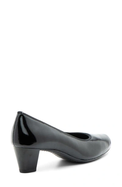 Shop Ara Kelly Pump In Black Gloss