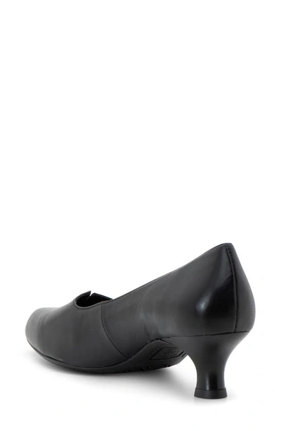 Shop Ara Kit Kitten Heel Pump In Black Leather