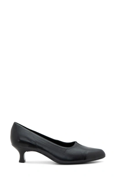 Shop Ara Kit Kitten Heel Pump In Black Leather