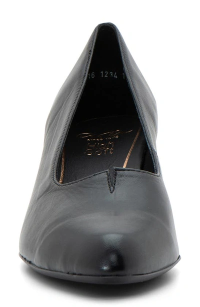 Shop Ara Kit Kitten Heel Pump In Black Leather