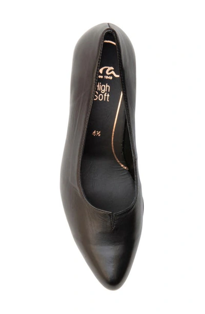 Shop Ara Kit Kitten Heel Pump In Black Leather