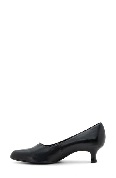 Shop Ara Kit Kitten Heel Pump In Black Leather