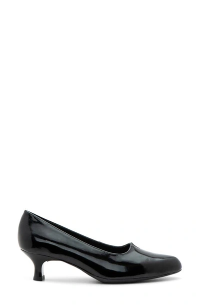 Shop Ara Kit Kitten Heel Pump In Patent Black