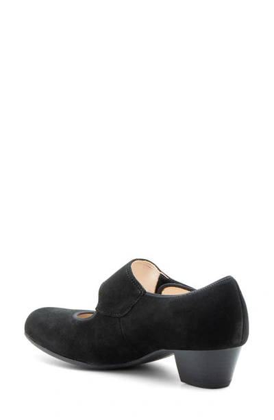 Ara Calico 2.0 Mary Jane Pump In Black Suede
