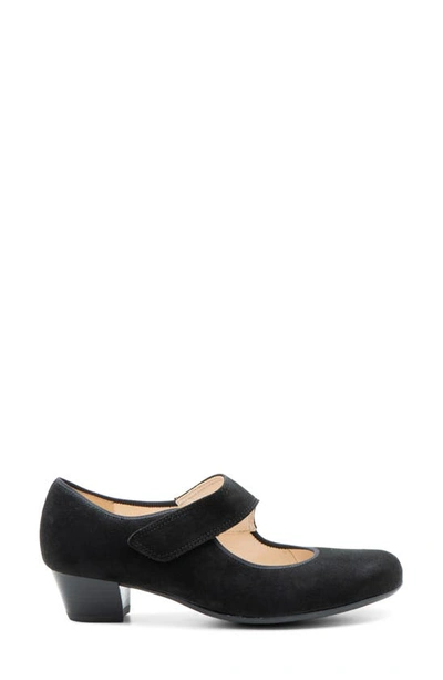 Ara Calico 2.0 Mary Jane Pump In Black Suede