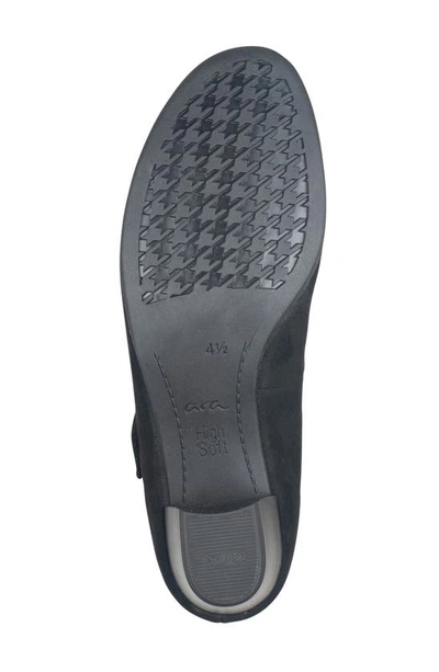 Ara Calico 2.0 Mary Jane Pump In Black Suede